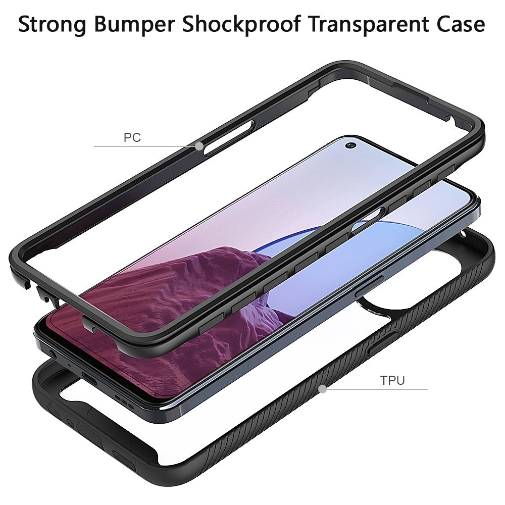 For OnePlus Nord N20 5G Clear Dual Layer Tuff Rugged Bumper Frame Heavy Duty Hybrid Shockproof Rubber TPU Defender Phone Case Cover