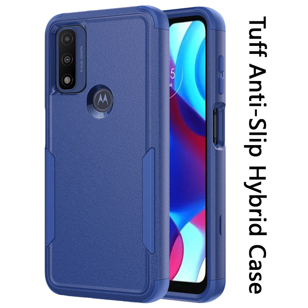 For Motorola Moto G Power 2022 Hybrid Rugged Shockproof Drop-Proof with 3 Layer Protection, Military Grade Heavy-Duty Armor Phone Case Cover