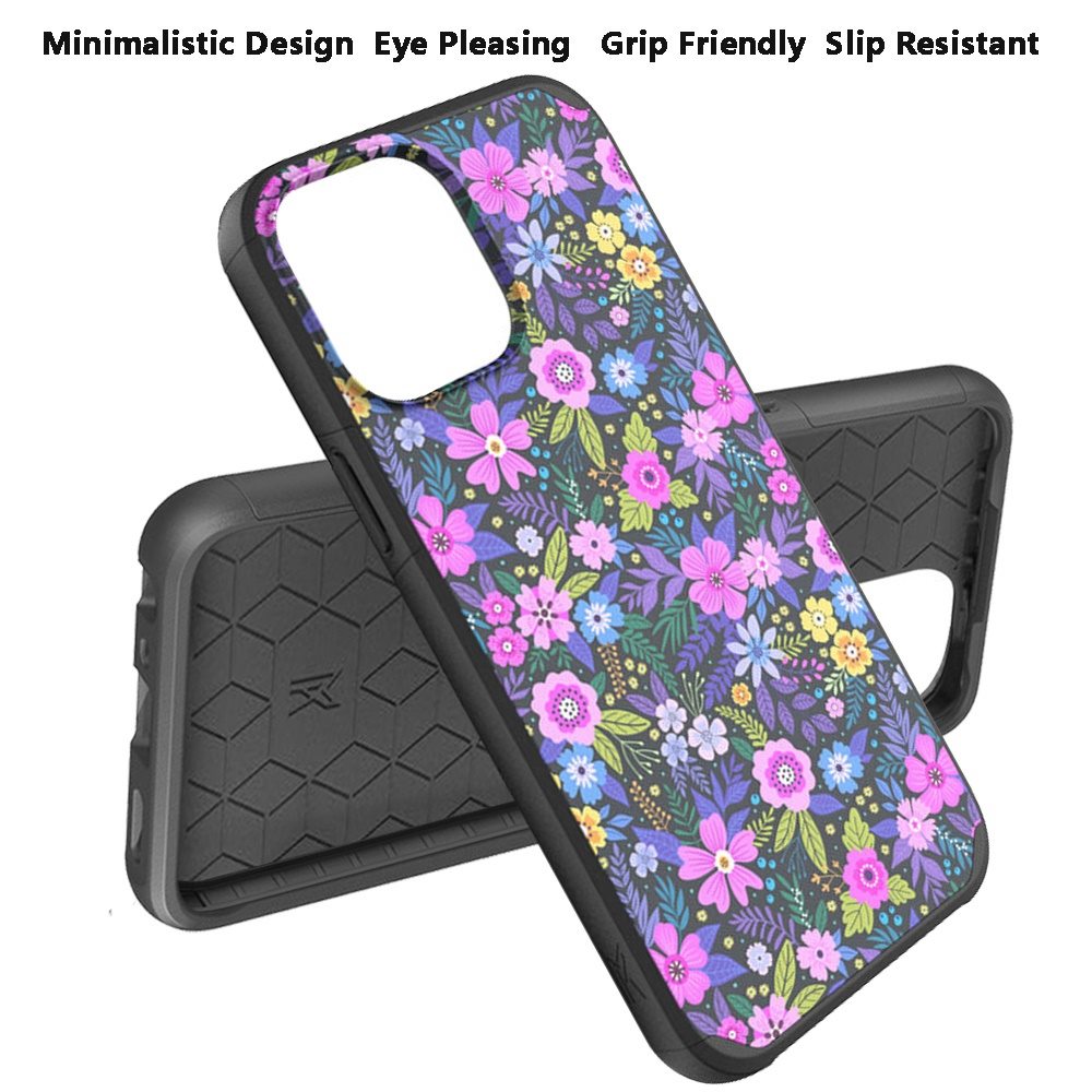 For Apple iPhone 13 / Pro Max Graphic Design Pattern Hard PC Soft TPU Silicone Protection Hybrid Shockproof Armor Rugged Bumper Phone Case Cover