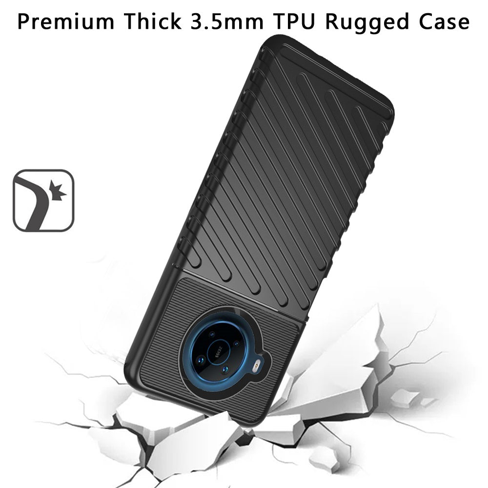 For Nokia X100 Rugged Hybrid Hard PC Soft Silicone Gel 3.5mm TPU Bumper Texture Shockproof Anti Slip Protective Stylish Ultra Slim Phone Case Cover
