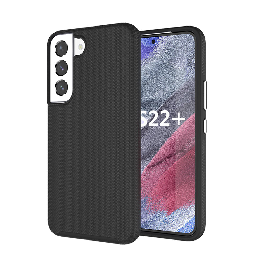 For Samsung Galaxy S22 /Plus Ultra Slim Hybrid Impact Anti-Slip Textured Armor Shockproof Dual Layer Soft TPU & Hard PC Rugged Bumper Phone Case Cover