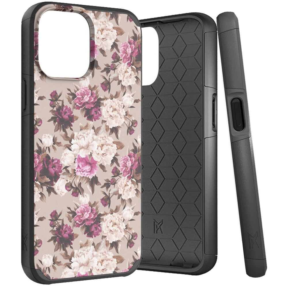 For Apple iPhone 13 / Pro Max Graphic Design Pattern Hard PC Soft TPU Silicone Protection Hybrid Shockproof Armor Rugged Bumper Phone Case Cover