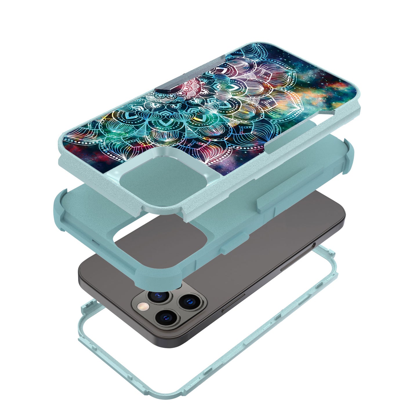For Samsung Galaxy A33 5G Hybrid Rugged Hard Shockproof Drop-Proof with 3 Layer Protection, Military Grade Heavy-Duty Phone Case Cover