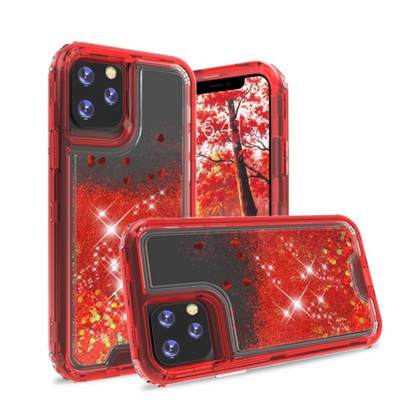 For Samsung Galaxy A22 5G Hybrid Liquid Glitter 3D Bling Quicksand Flowing Sparkle Hard Shockproof 3 in 1 TPU Heavy Duty Phone Case Cover