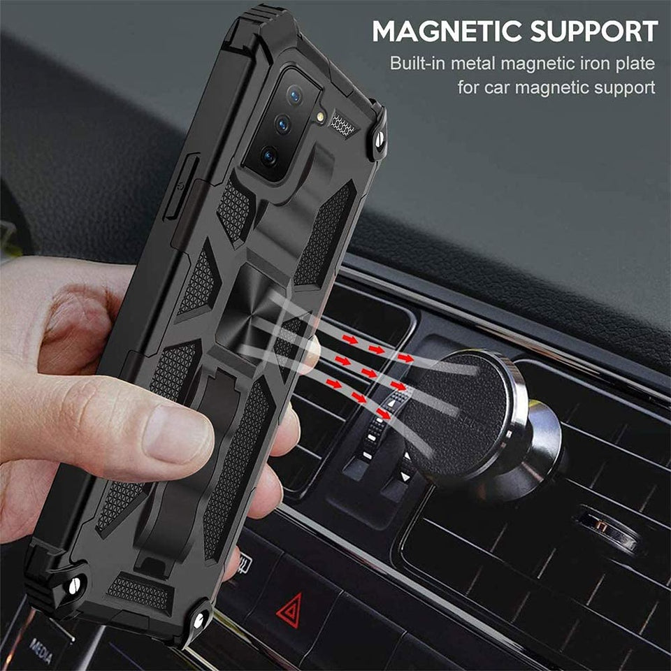 For Samsung Galaxy A13 5G Cases with Invisible Kickstand Stand Dual Layer Hybrid Defender Military Grade Shockproof Hard PC Phone Case Cover
