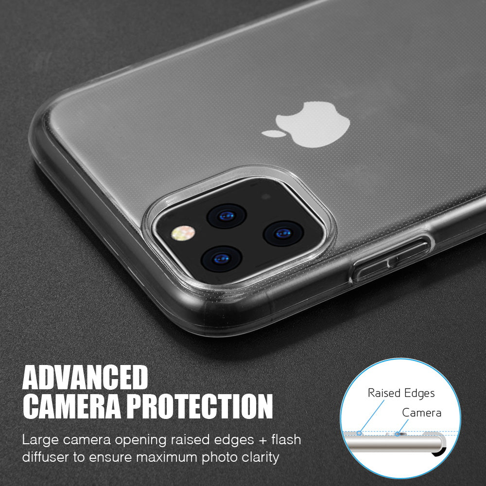 For Apple iPhone 13 / Mini Pro Max Crystal Clear Transparent TPU Flexible Rubber Silicone Ultra Thin Slim Gel Soft Skin Phone Case Cover