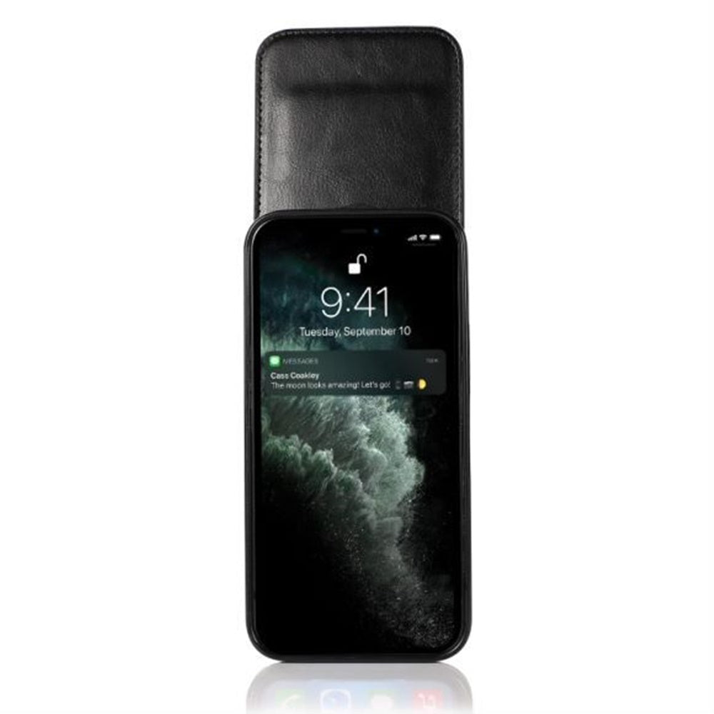 For Apple iPhone 13 Pro Max Wallet Case with Credit Card Holder Vertical Leather Kickstand Magnetic Buttons Flip Pouch Phone Case Cover