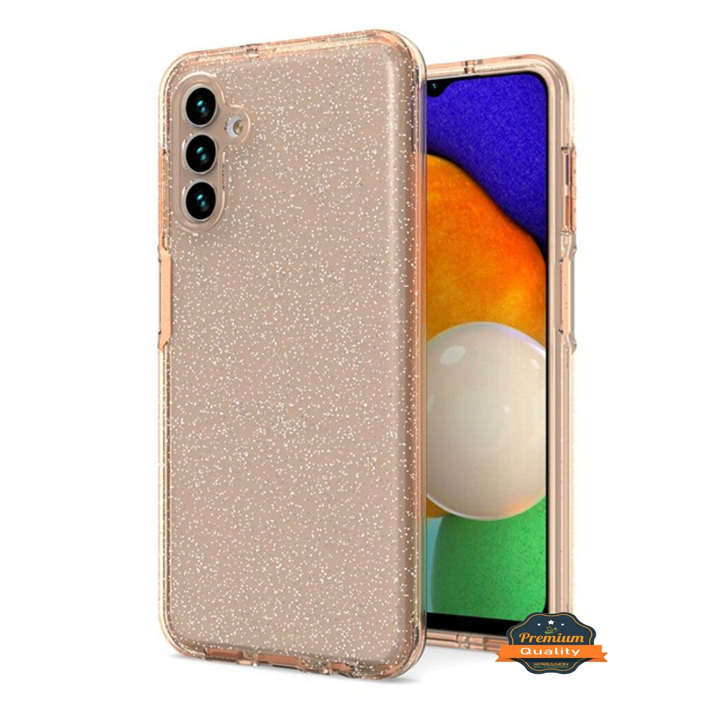 For Samsung Galaxy A13 5G Glitter Sparkle Bling Shiny Thin Ultra Slim Hybrid Shockproof Rubber Silicone Soft TPU Gel Protective Phone Case Cover