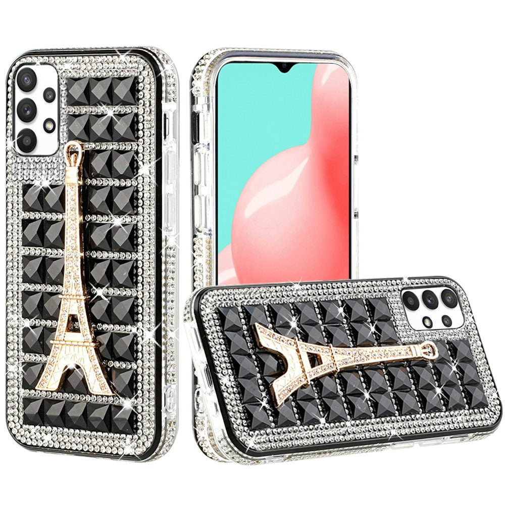 For Apple iPhone 8 /7/6s/6 /SE 2nd Generation Fashion Luxury 3D Bling Diamonds Rhinestone Jeweled Ornament Shiny Crystal Phone Case Cover