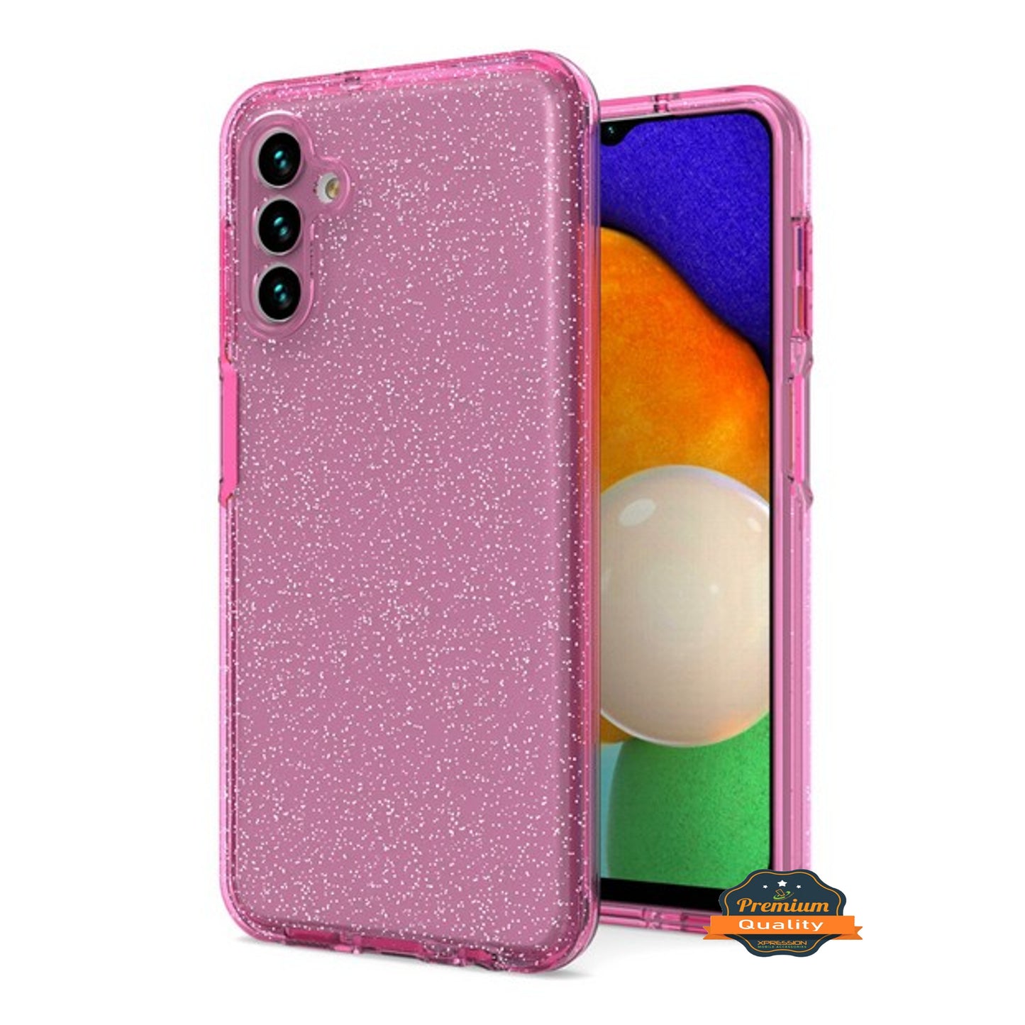 For Samsung Galaxy A13 5G Glitter Sparkle Bling Shiny Thin Ultra Slim Hybrid Shockproof Rubber Silicone Soft TPU Gel Protective Phone Case Cover