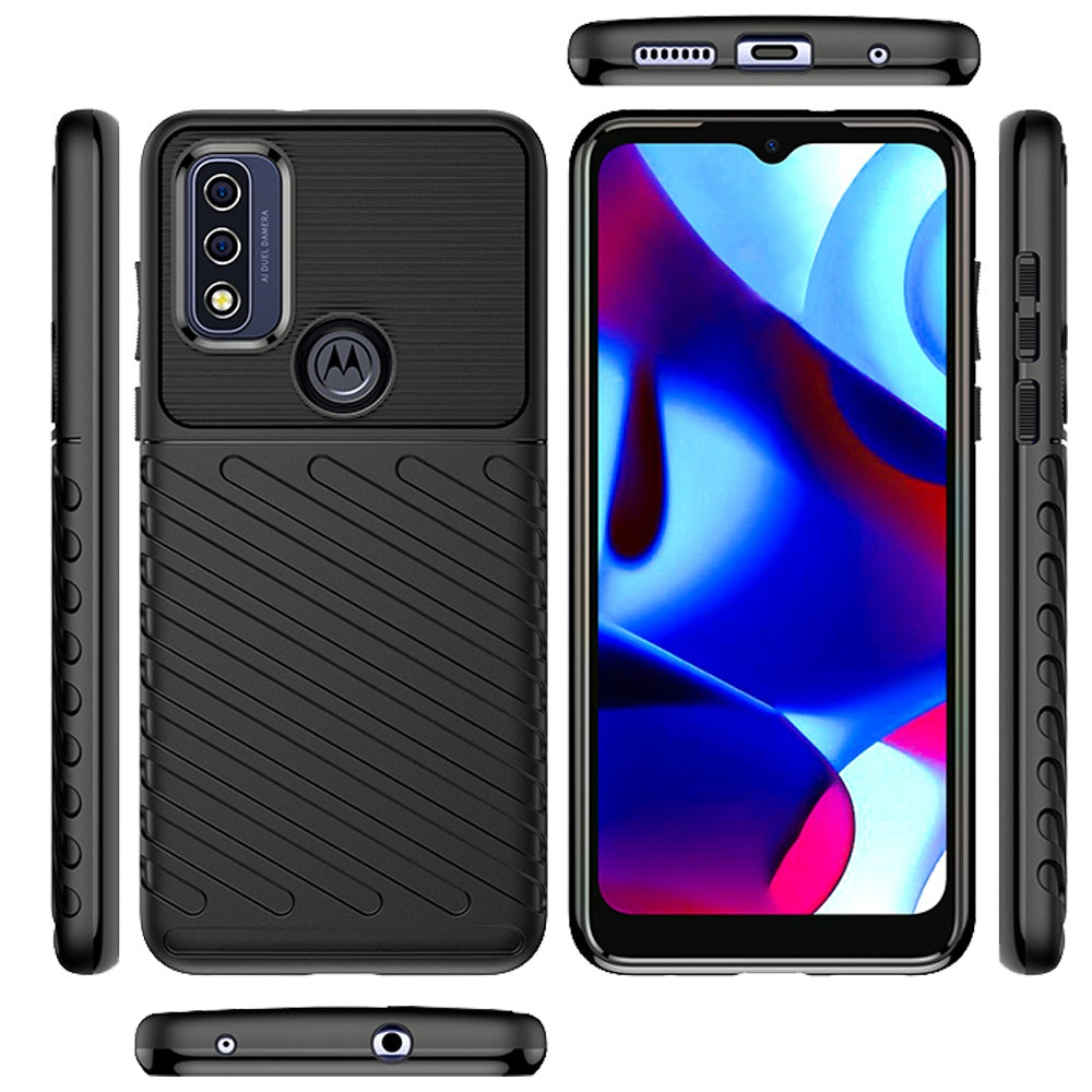 For Motorola Edge 2021 Rugged Hybrid Hard PC Soft Silicone Gel TPU Bumper Shockproof Anti Slip Protective Stylish Slim Phone Case Cover
