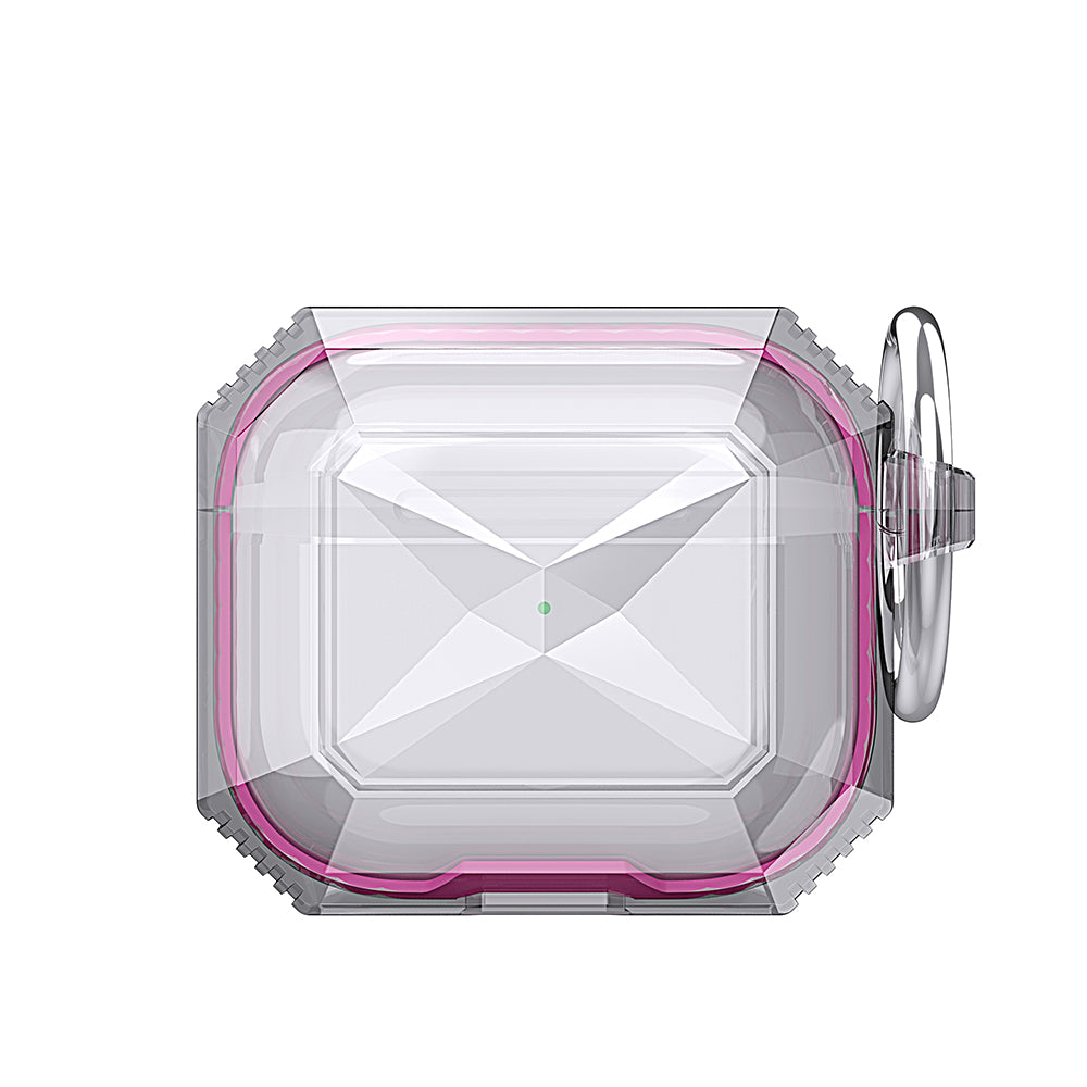 For Apple AirPods 3 (2021) Ultra Clear Transparent Hybrid Armor Thick Corner Shockproof Drop Protection with Keychain Phone Case Cover