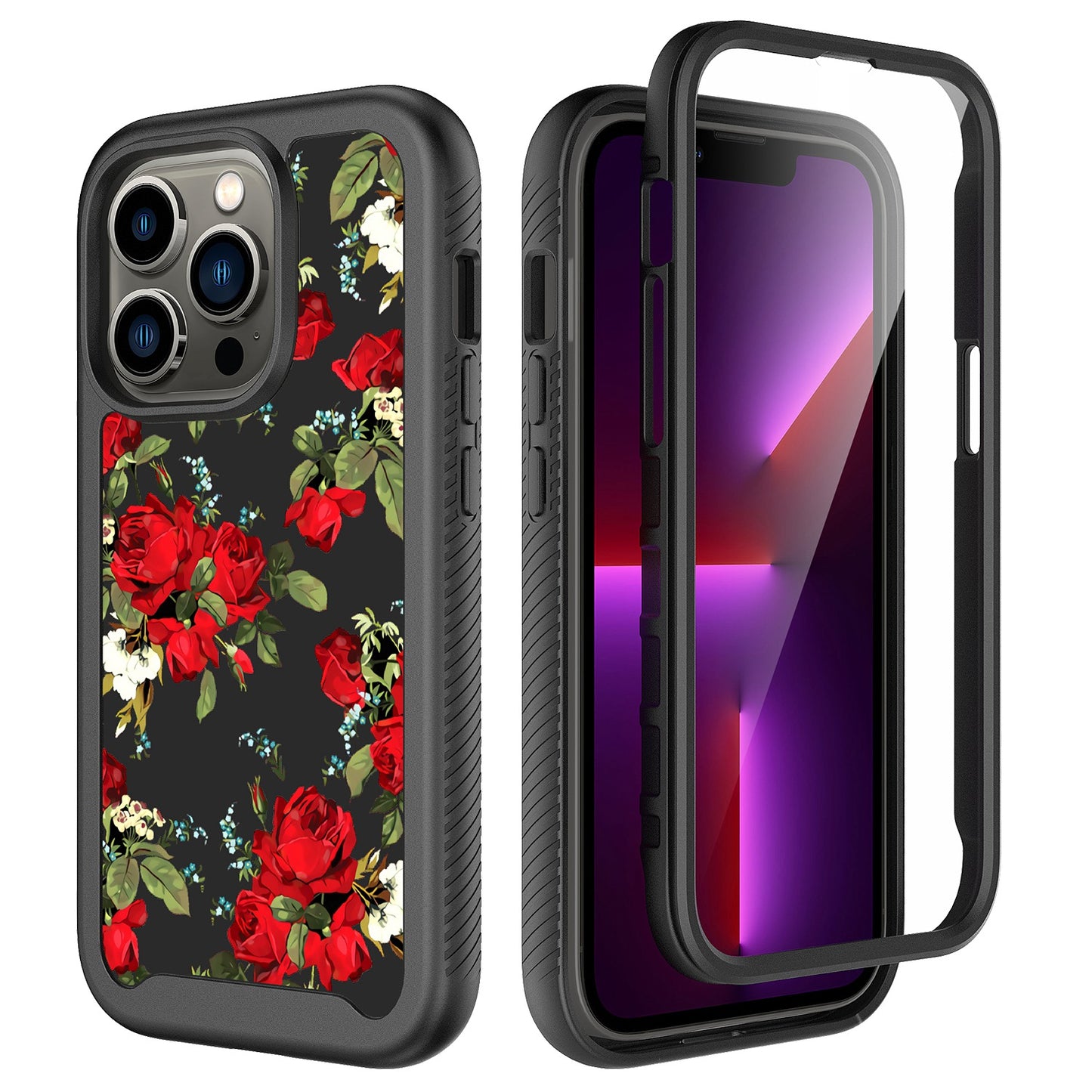 For Samsung Galaxy A23 5G Stylish Design 2in1 Hybrid Armor Hard Rubber TPU Shockproof Front Frame Bumper Phone Case Cover