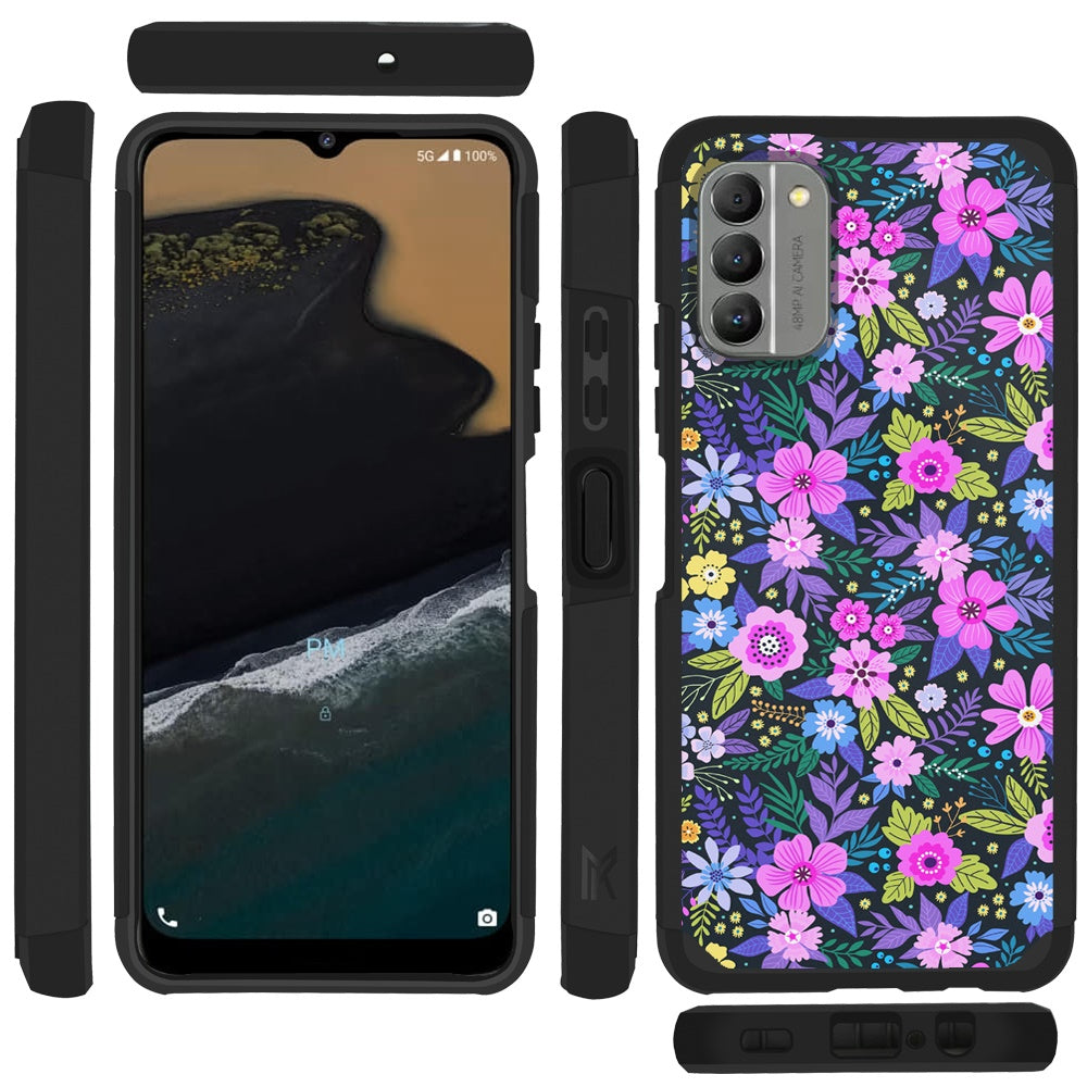 For Nokia G400 5G Graphic Design Stylish Pattern Hard PC TPU Tough Strong Hybrid Shockproof Armor Frame Phone Case Cover