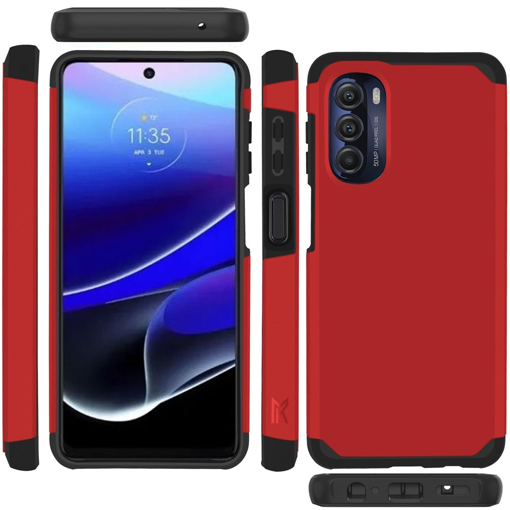 For Motorola Moto G Stylus 5G 2022 Ultra Slim Protection Shock Absorption Hybrid Dual Layer Hard PC + TPU Rubber Armor Phone Case Cover