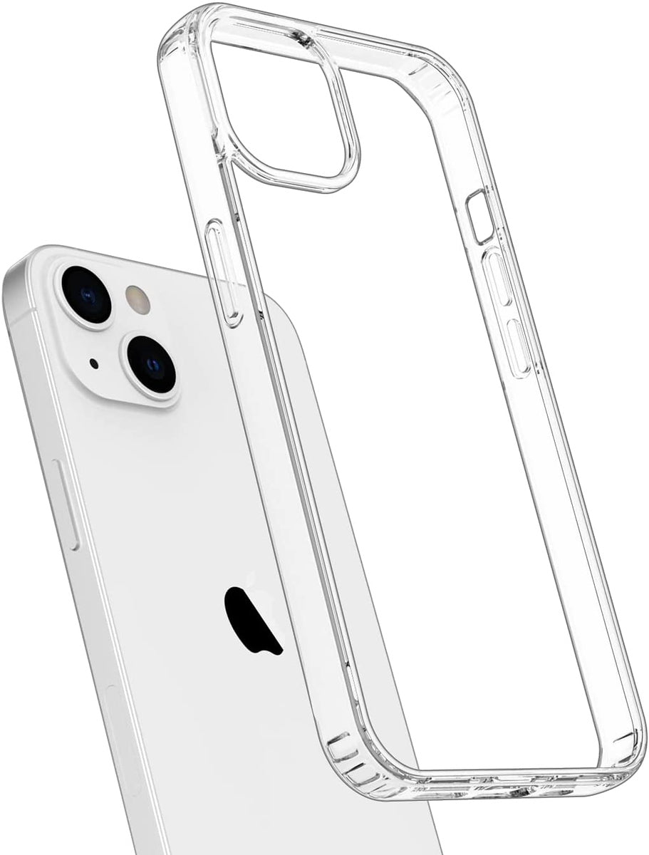 For Samsung Galaxy A13 5G Crystal Clear Back Panel + TPU Bumper Hybrid Thin Slim Hard Shockproof Defender Anti-Drop Crystal Clear Phone Case Cover