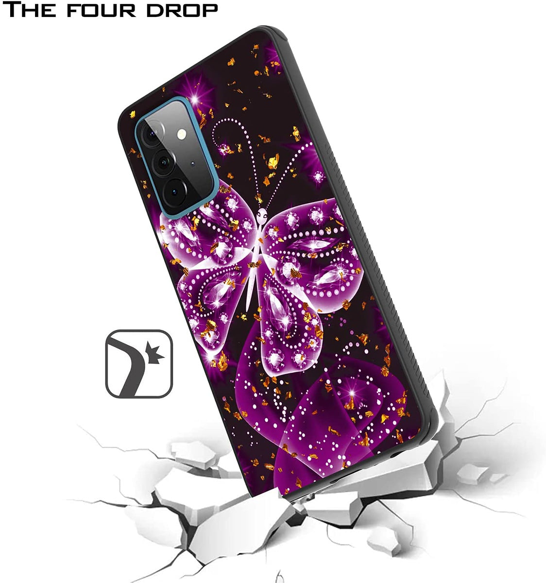 For Apple iPhone 13 Pro Max (6.7") Stylish Designed Glitter Bling Hybrid Slim PC TPU Rubber Silicone Shock-Absorption Hard Phone Case Cover
