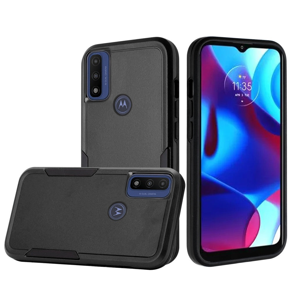For Motorola Moto G Pure Hybrid Rugged Hard Shockproof Drop-Proof with 3 Layer Protection, Military Grade Heavy-Duty Phone Case Cover