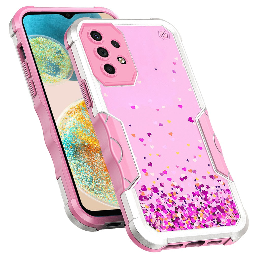 For Samsung Galaxy A23 5G Fashion Design Tough Shockproof Hybrid Stylish Pattern Heavy Duty TPU Rubber Armor Phone Case Cover