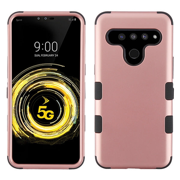 For LG V50 Thinq Hybrid Dual Layer Hard PC Cases Shockproof TPU Rugged Bumper Phone Case Cover