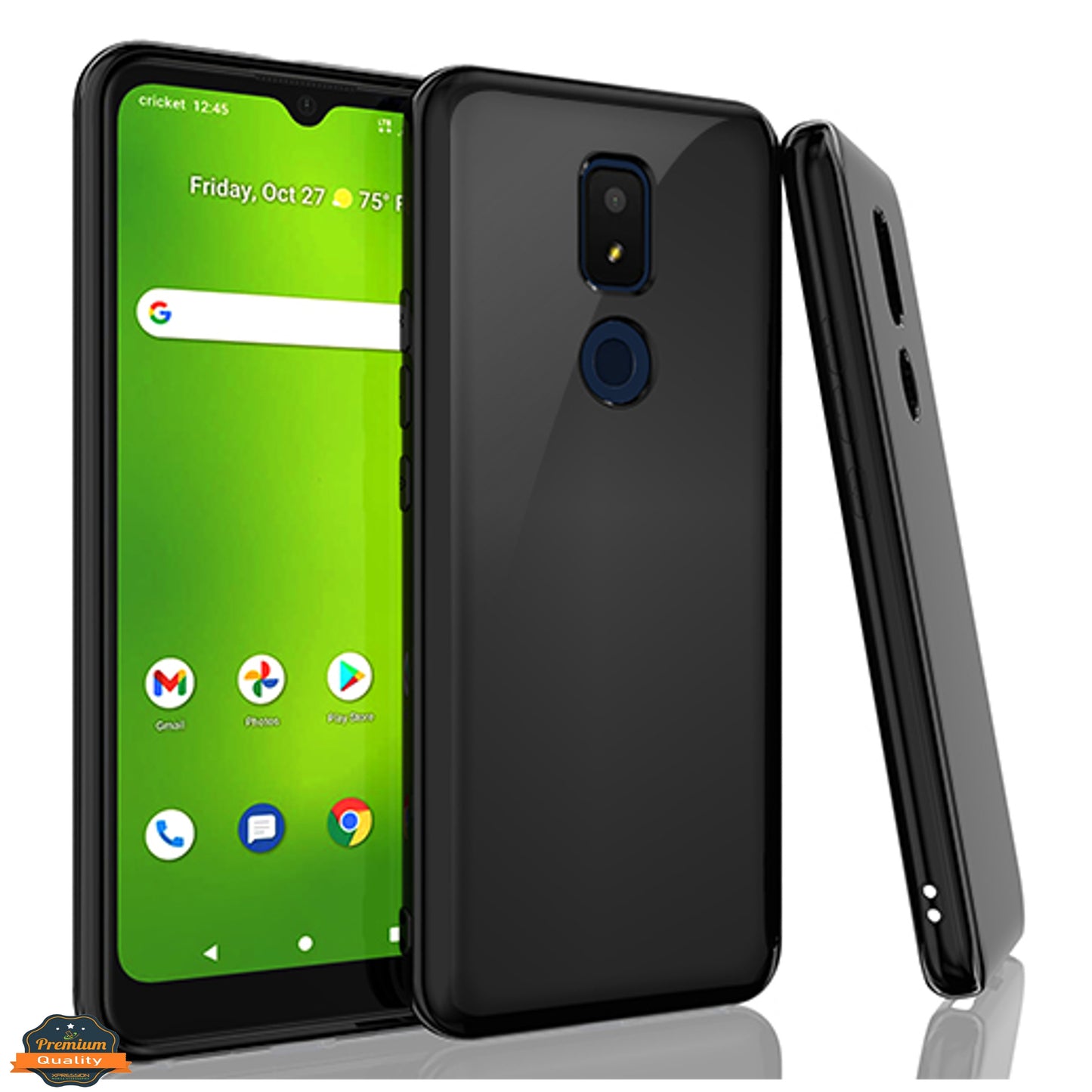 For Cricket Icon 3 Ultra Slim Thin Transparent Silicone Soft Skin Flexible TPU Gel Rubber Candy Gummy Protective Hybrid Phone Case Cover