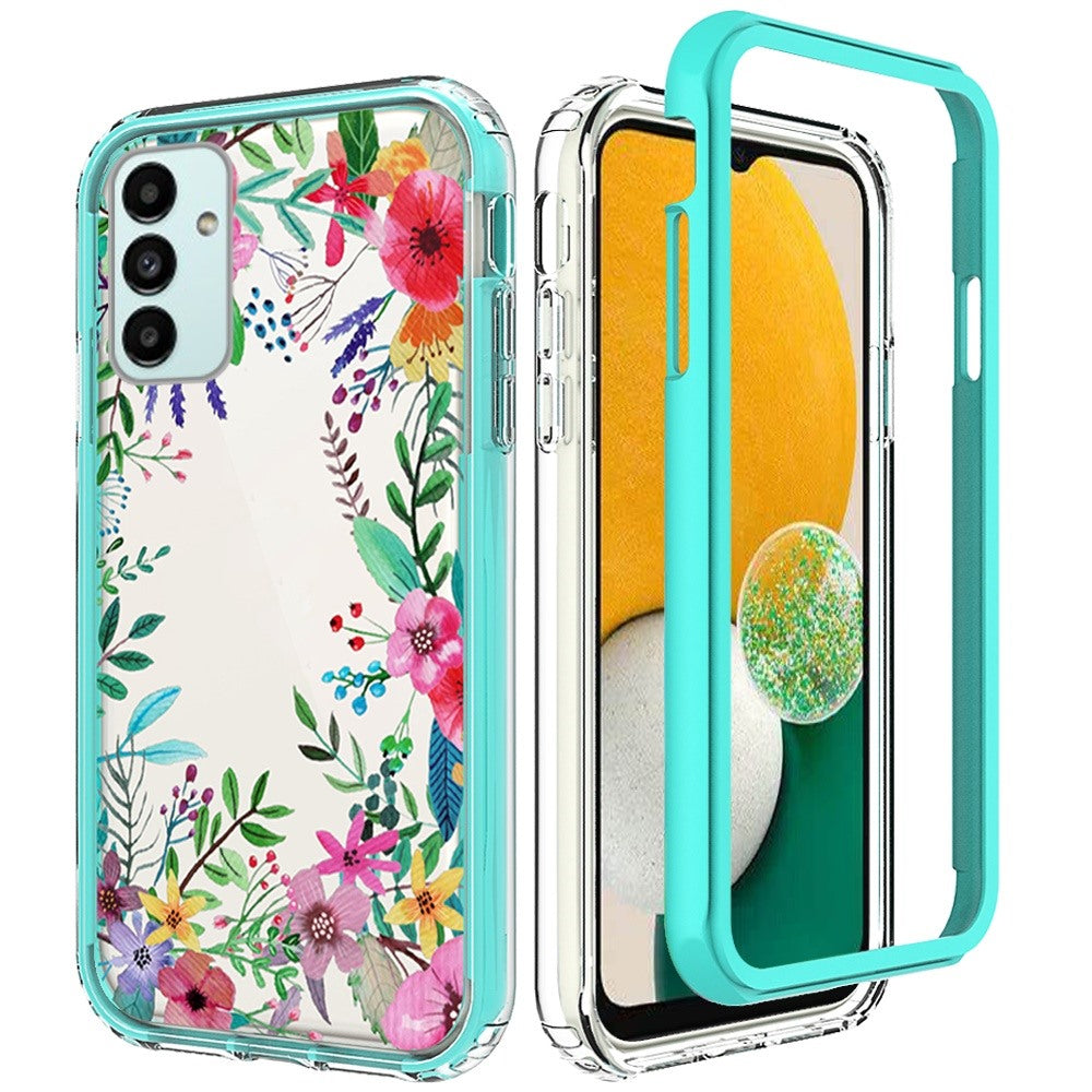 For Google Pixel 6A Beautiful Design 3 in 1 Hybrid Triple Layer Armor Hard Plastic Rubber TPU Shockproof Protective Frame Phone Case Cover