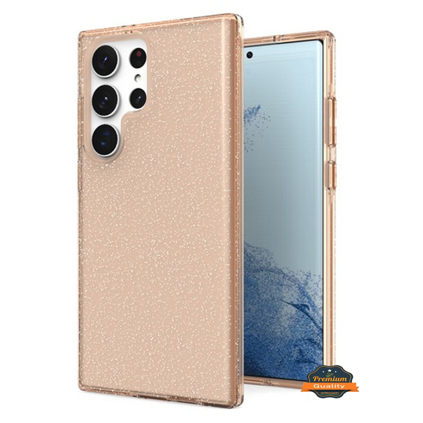 For Samsung Galaxy S23 /Plus /Ultra Glitter Sparkle Bling Shiny Thin Slim Hybrid Shockproof Rubber Silicone TPU Gel Protective Phone Case Cover