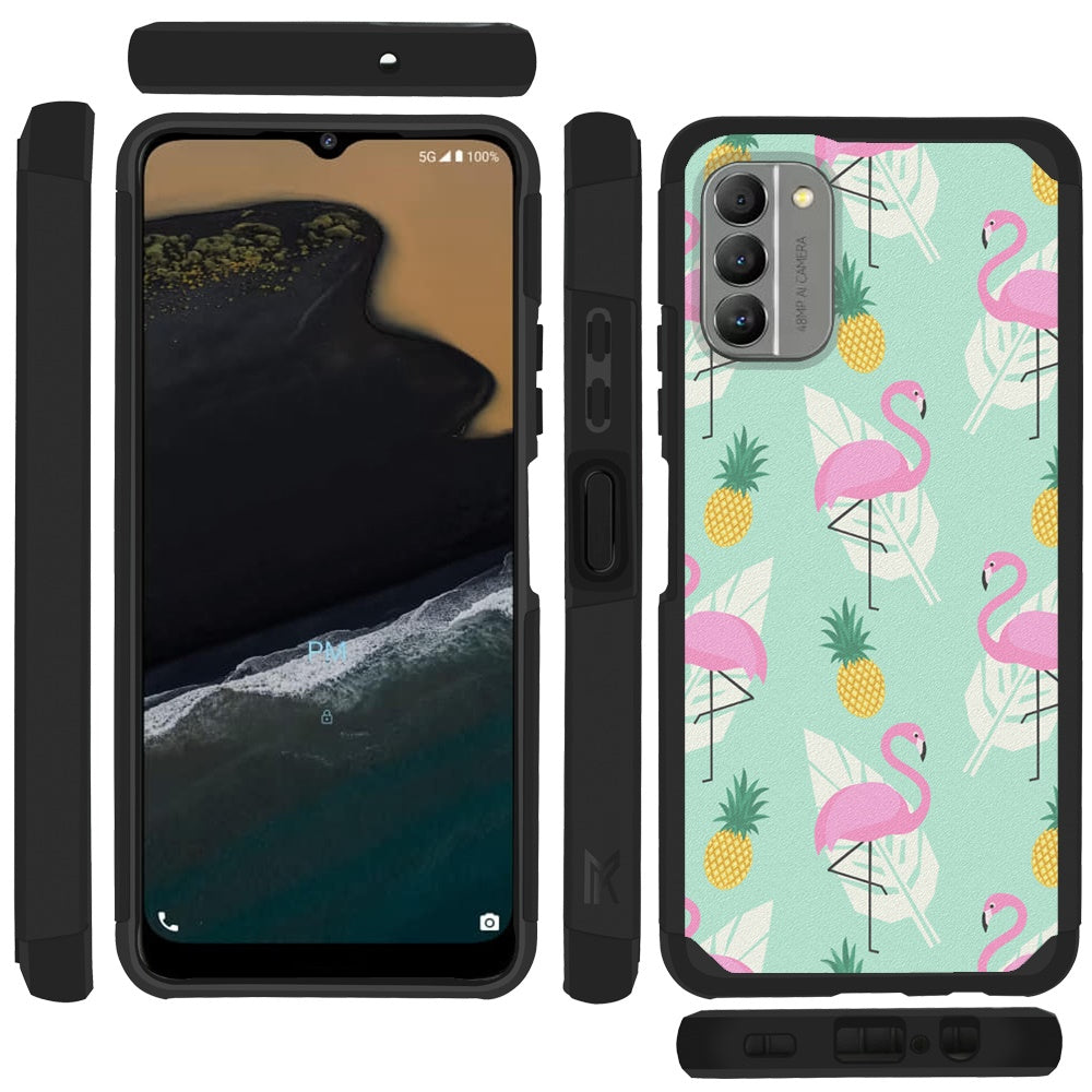 For Nokia G400 5G Graphic Design Stylish Pattern Hard PC TPU Tough Strong Hybrid Shockproof Armor Frame Phone Case Cover