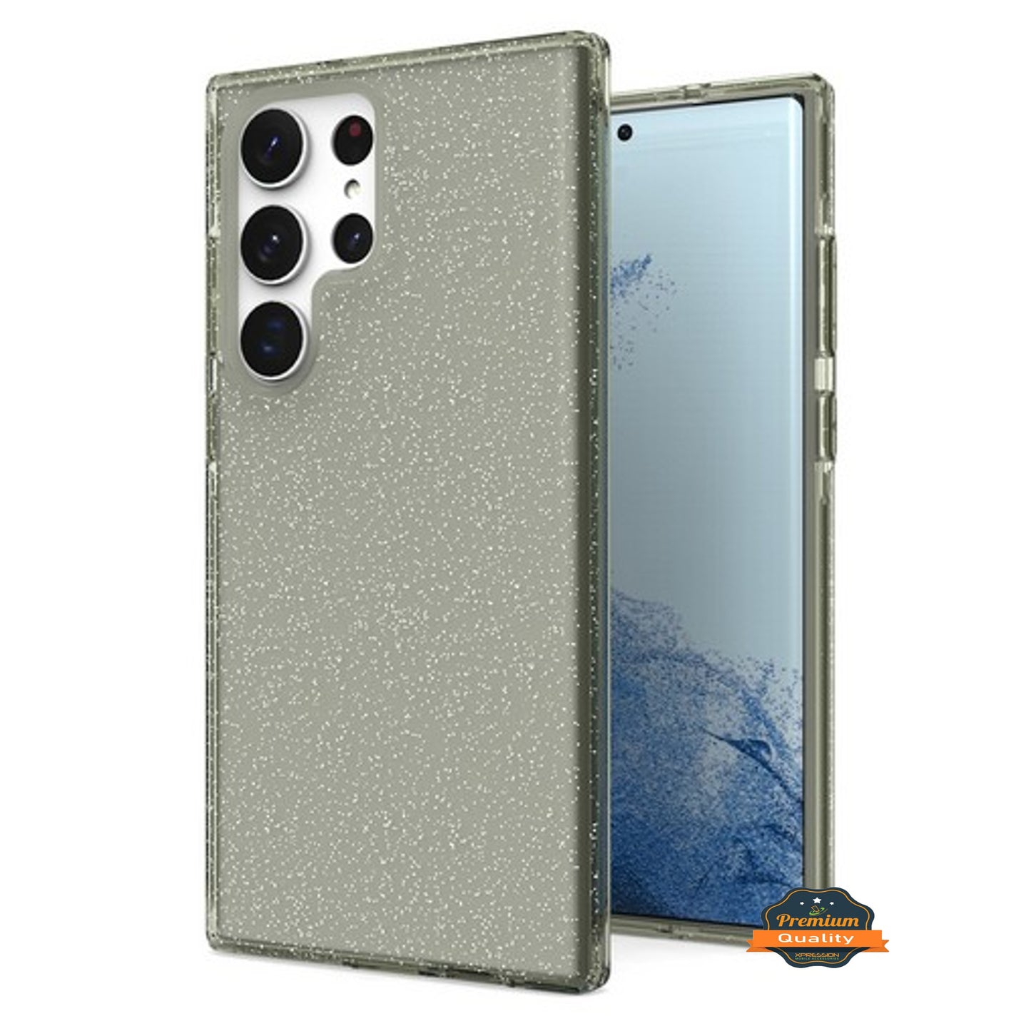 For Samsung Galaxy S23 /Plus /Ultra Glitter Sparkle Bling Shiny Thin Slim Hybrid Shockproof Rubber Silicone TPU Gel Protective Phone Case Cover