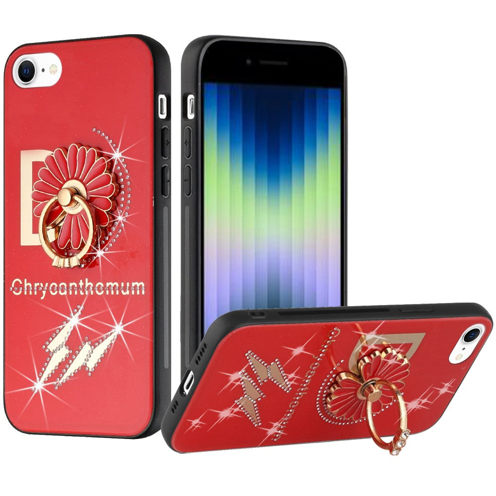For Apple iPhone 11 (6.1")3D Diamond Bling Sparkly Glitter Ornaments Engraving Hybrid Armor Metal Fashion Phone Case Cover