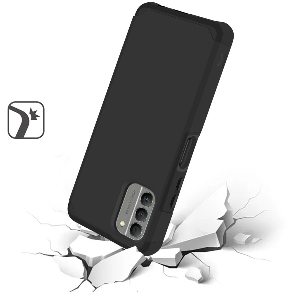 For Nokia G400 Ultra Slim Shock Absorption 2 in 1 Tuff Hybrid Dual Layer Hard PC + Soft TPU Rubber Frame Armor Defender Phone Case Cover