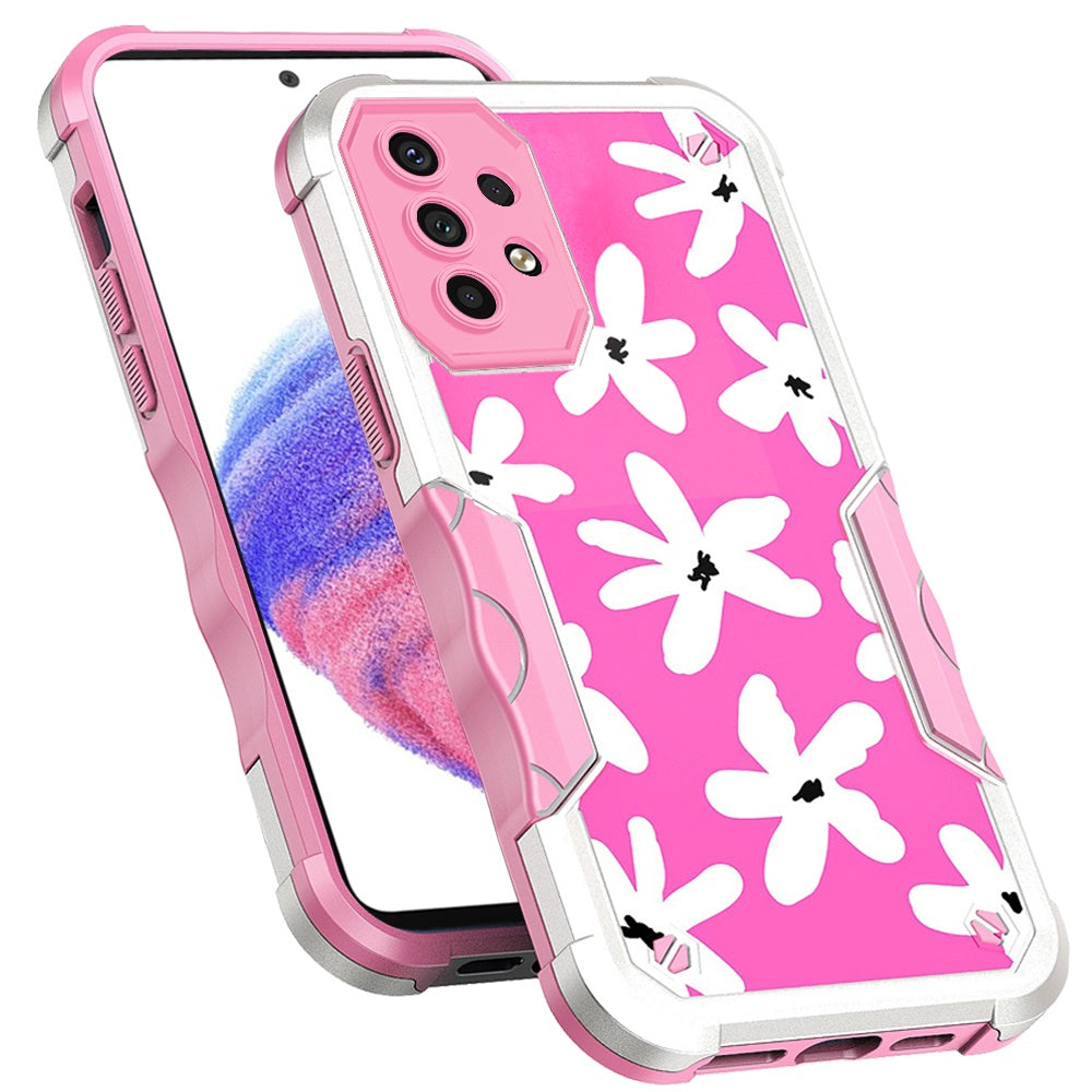 For Samsung Galaxy A53 5G Fashion Design Tough Shockproof Hybrid Stylish Pattern Heavy Duty TPU Rubber Armor Phone Case Cover