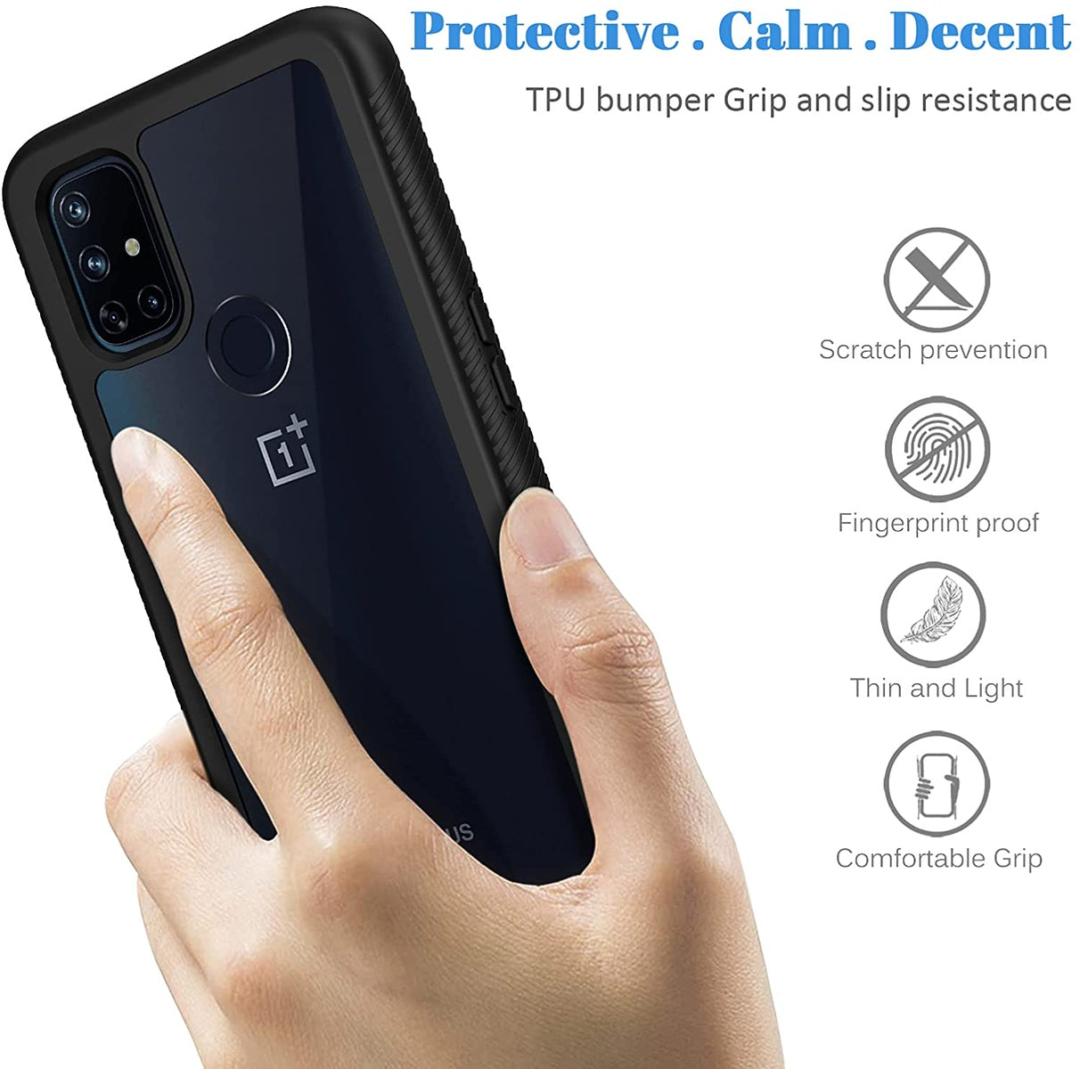 For Samsung Galaxy A03 Core Armor Slim Hybrid Double Layer Hard PC + TPU Transparent Back Rugged Frame Shockproof Phone Case Cover