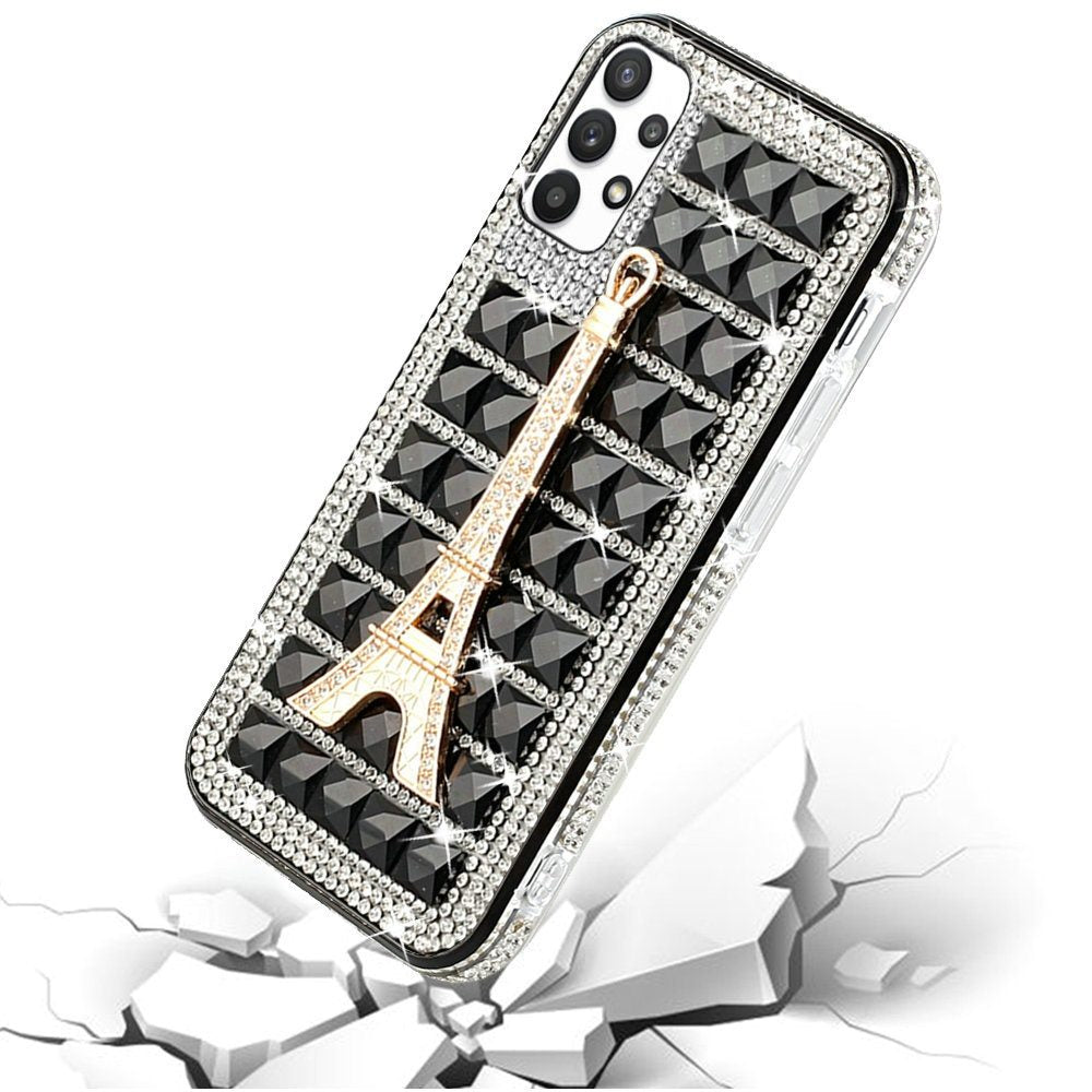 For Apple iPhone 8 /7/6s/6 /SE 2nd Generation Fashion Luxury 3D Bling Diamonds Rhinestone Jeweled Ornament Shiny Crystal Phone Case Cover