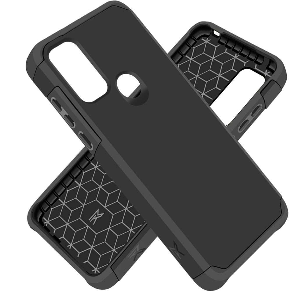 For Motorola Moto G Power 2022 Ultra Slim Corner Protection Shock Absorption Hybrid Dual Layer Hard PC + TPU Rubber Armor Phone Case Cover