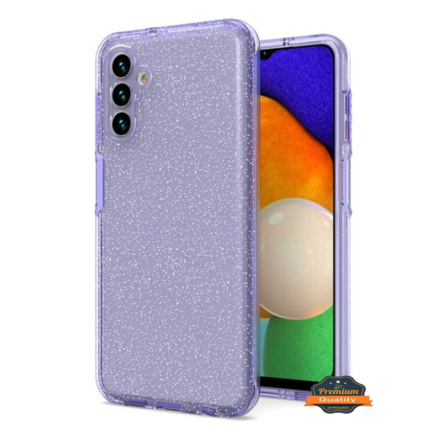 For Samsung Galaxy A13 5G Glitter Sparkle Bling Shiny Thin Ultra Slim Hybrid Shockproof Rubber Silicone Soft TPU Gel Protective Phone Case Cover