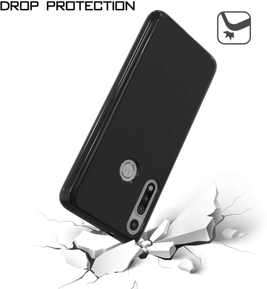 For Samsung Galaxy A03s (2022) Ultra Slim Thin Transparent Silicone Soft Skin Flexible TPU Gel Rubber Candy Gummy Protective Hybrid Black Phone Case Cover