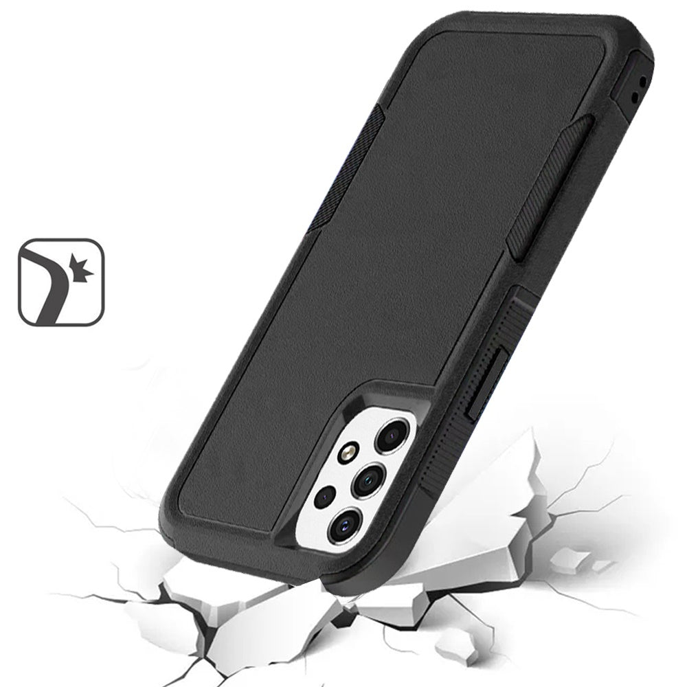 For Samsung Galaxy A23 5G Tough Hybrid Rugged Hard Shockproof Drop-Proof 3in1 Protection, Military Grade Armor Design Phone Case Cover