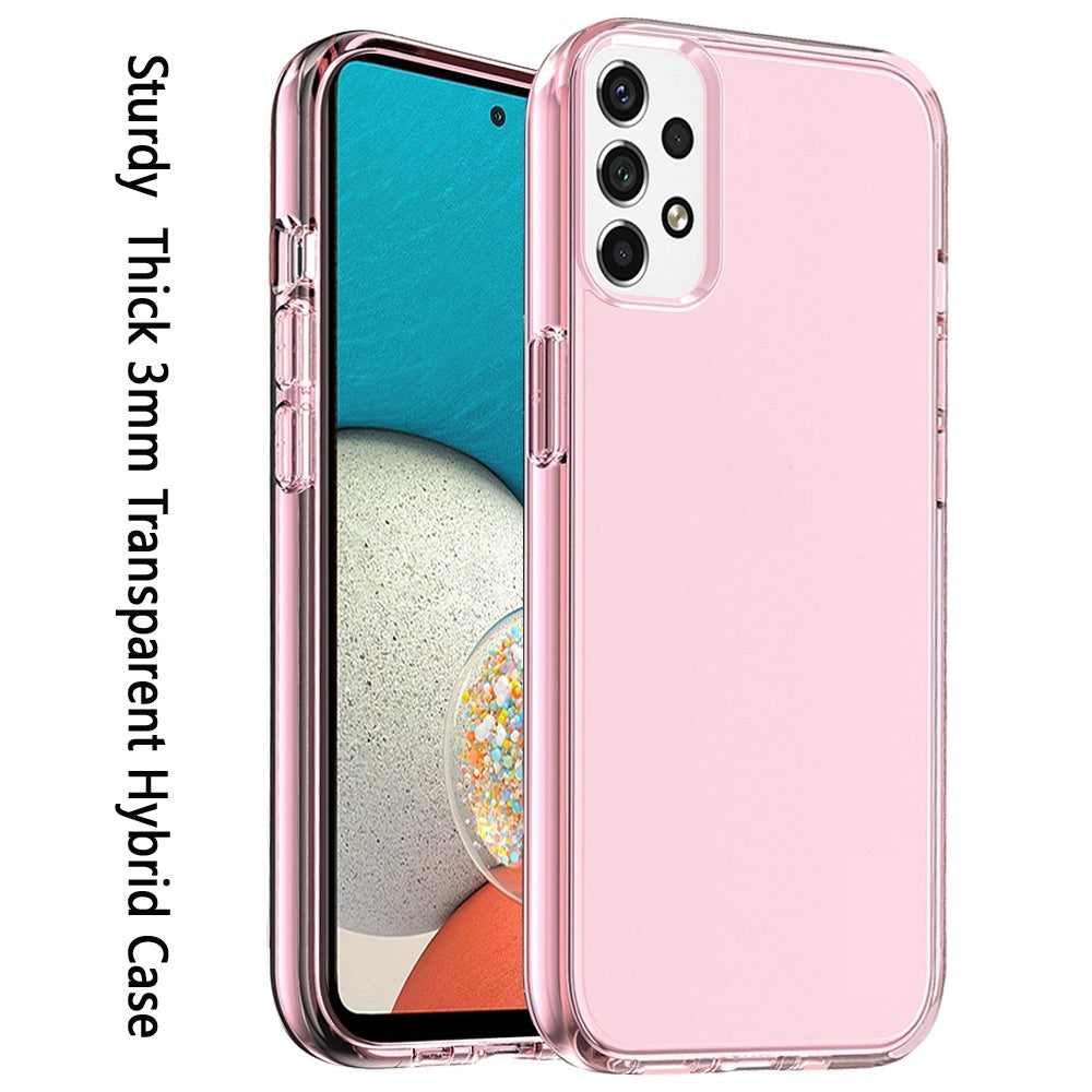 For Samsung Galaxy A53 5G Transparent Shock Absorption Thick TPU Rubber Gel Ultra Thick 3mm Hybrid Silicone Protective Slim Phone Case Cover