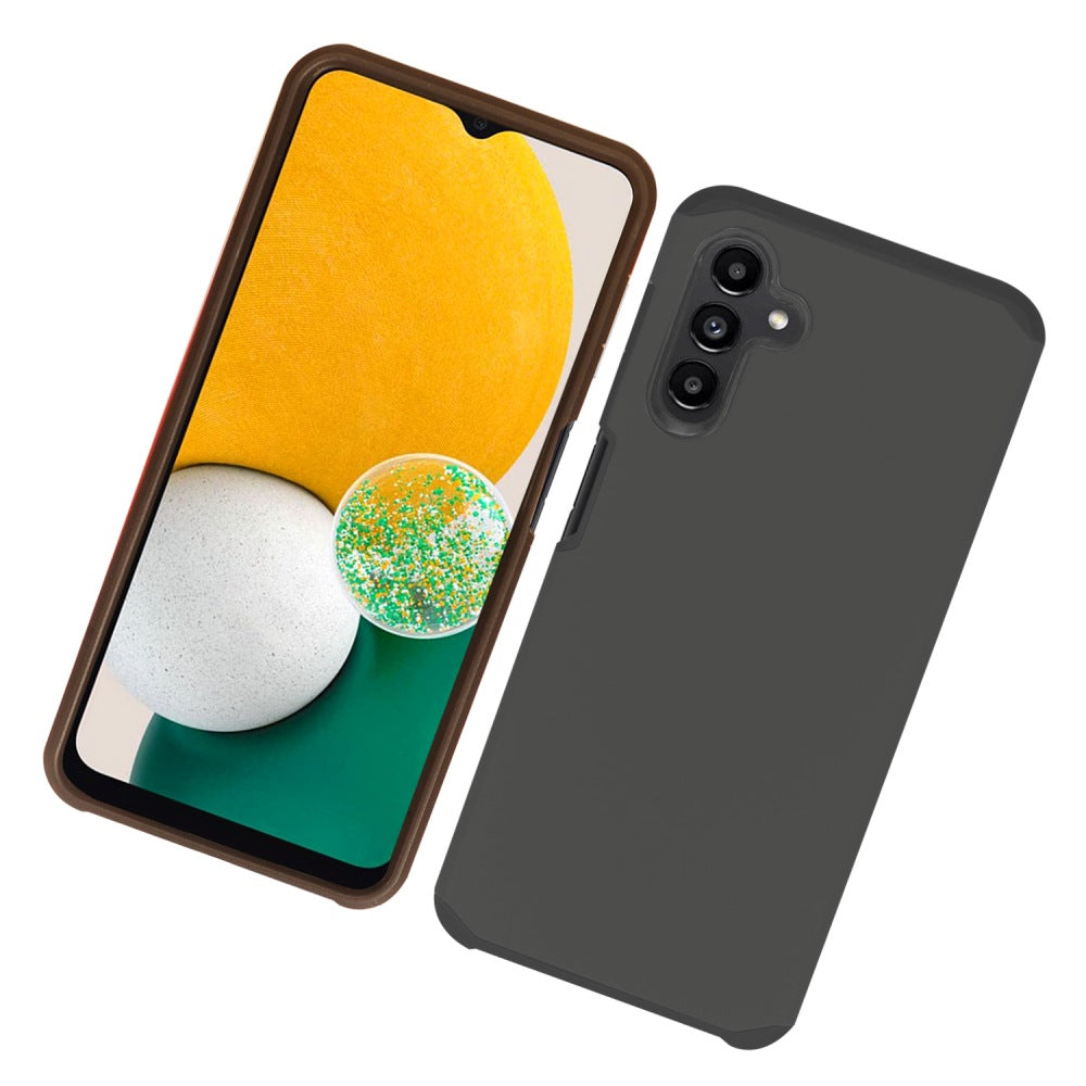 For Samsung Galaxy A13 5G Stylish Design Marble Armor Dual Layer 2 in 1 Rubberized Hard Shell Shockproof TPU Hybrid Phone Case Cover