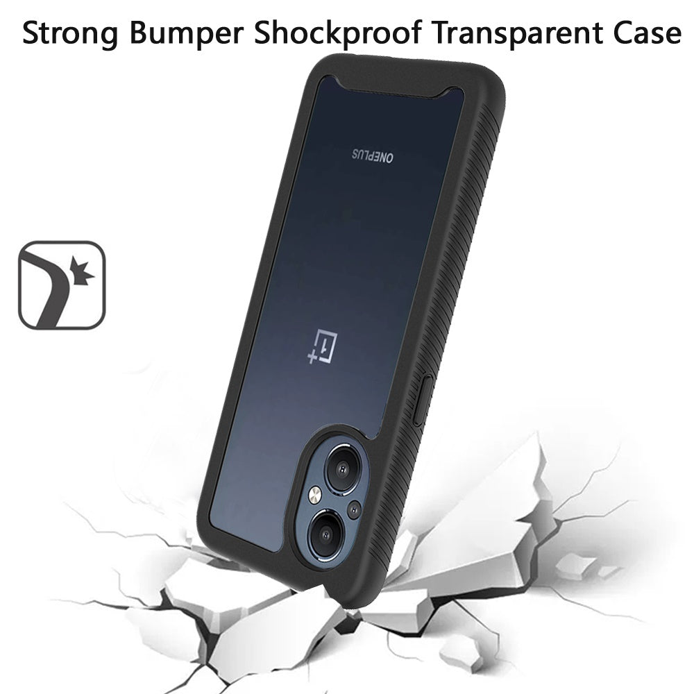 For OnePlus Nord N20 5G Clear Dual Layer Tuff Rugged Bumper Frame Heavy Duty Hybrid Shockproof Rubber TPU Defender Phone Case Cover