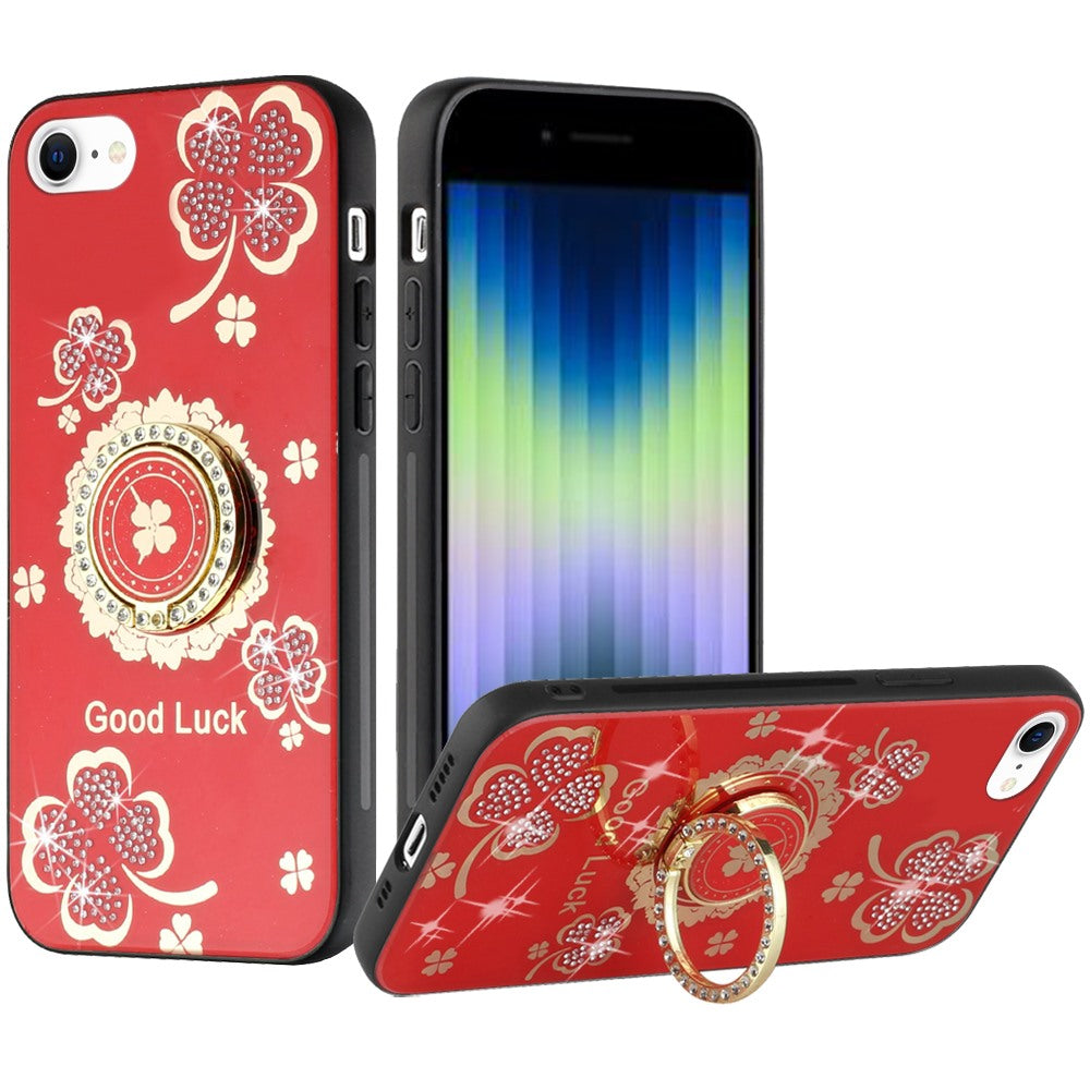 For Apple iPhone 11 (6.1")3D Diamond Bling Sparkly Glitter Ornaments Engraving Hybrid Armor Metal Fashion Phone Case Cover
