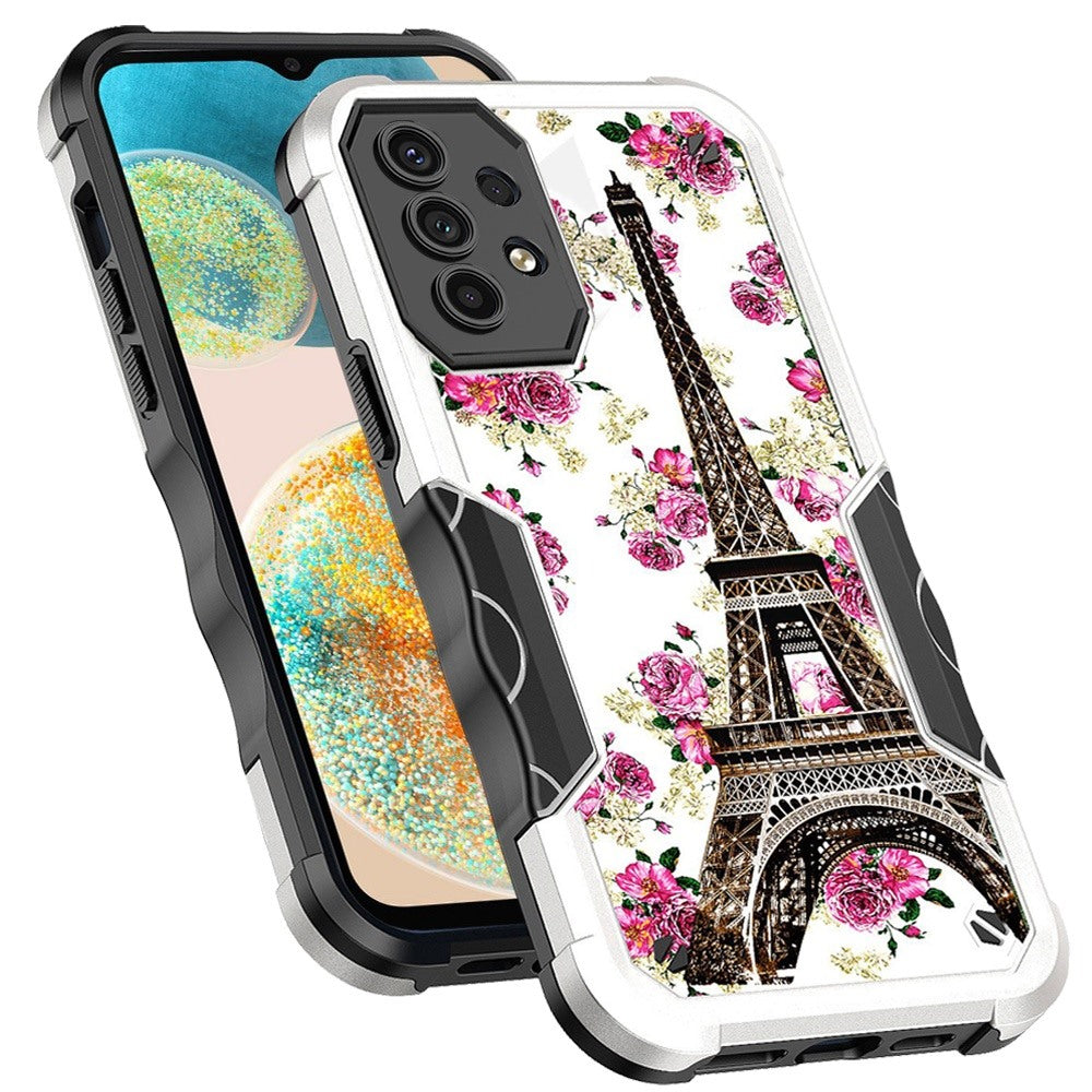 For Samsung Galaxy A23 5G Fashion Design Tough Shockproof Hybrid Stylish Pattern Heavy Duty TPU Rubber Armor Phone Case Cover