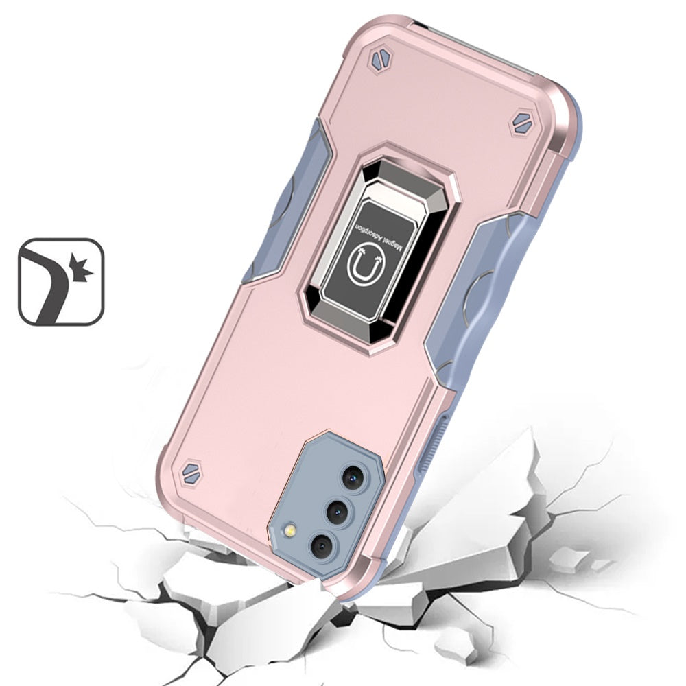 For Nokia G400 5G Hybrid Cases with Magnetic Ring Holder Stand Kickstand Heavy Duty Rugged Drop Silicone Shockproof Phone Case Cover