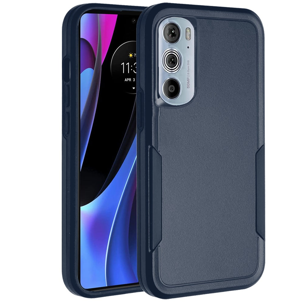 For Motorola Edge+ 2022 /Edge Plus Hybrid Rugged Hard Shockproof Drop-Proof Protection, Military Grade Heavy-Duty Armor Design Phone Case Cover