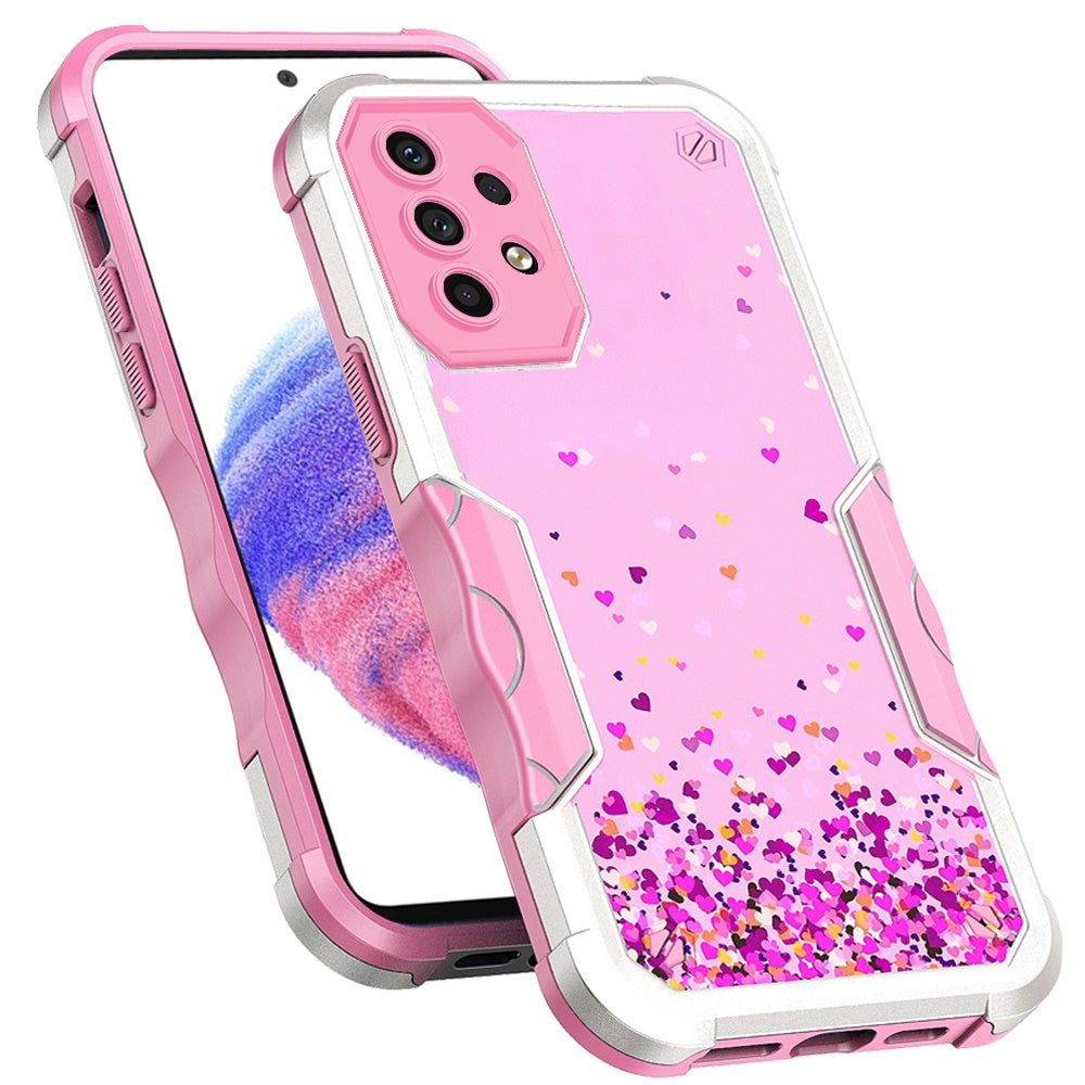 For Samsung Galaxy A53 5G Fashion Design Tough Shockproof Hybrid Stylish Pattern Heavy Duty TPU Rubber Armor Phone Case Cover