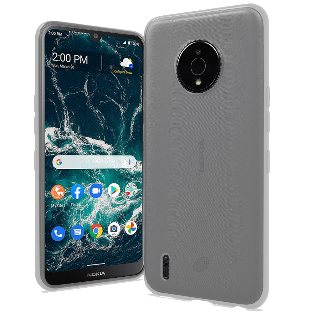 For Nokia C200 Premium Cases Hybrid Soft Silicone Gummy TPU Gel Candy Skin Flexible Skinny Slim Thin Protector Phone Case Cover