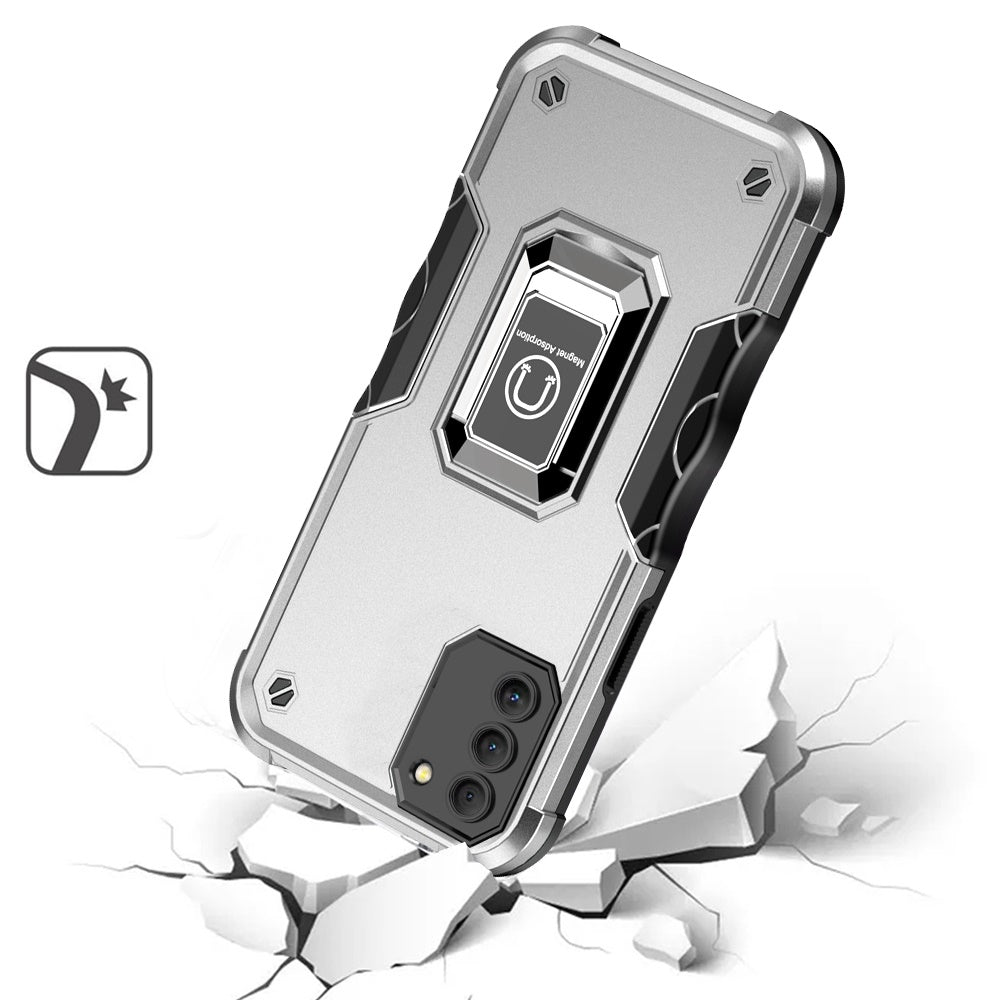 For Nokia G400 5G Hybrid Cases with Magnetic Ring Holder Stand Kickstand Heavy Duty Rugged Drop Silicone Shockproof Phone Case Cover