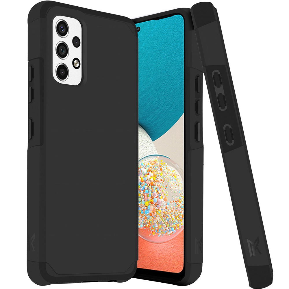 For Samsung Galaxy A53 5G Ultra Slim Corner Protection Shock Absorption Hybrid Dual Layer Hard TPU Rubber Armor Defender Phone Case Cover