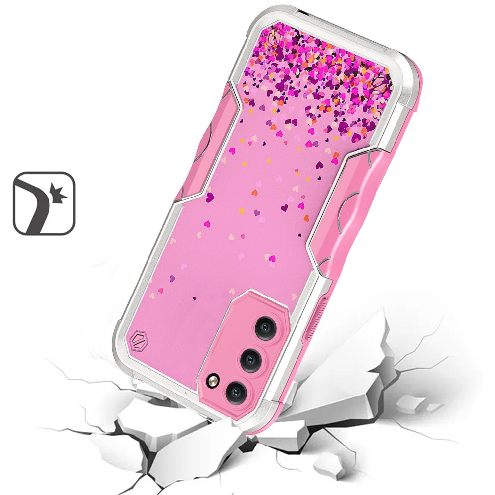 For Apple iPhone 13 Pro Max (6.7") Fashion Design Tough Shockproof Hybrid Stylish Pattern Heavy Duty TPU Phone Case Cover